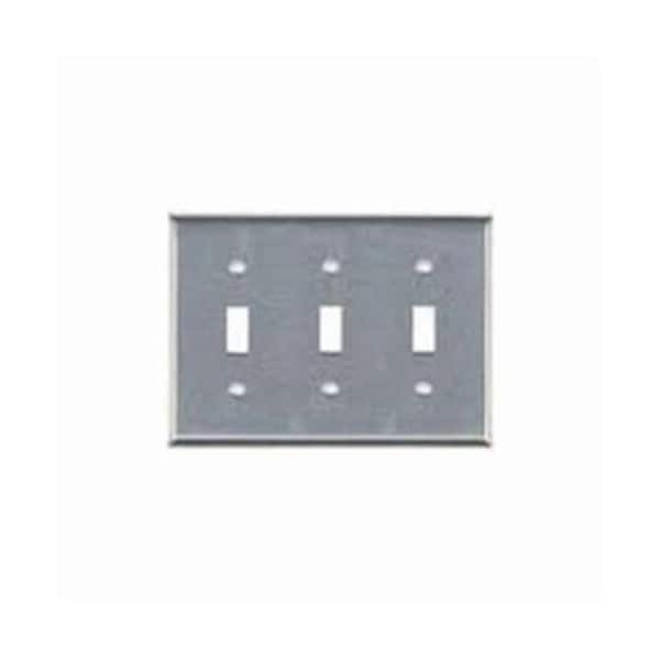 Mulberry Number of Gangs: 3 430 Stainless Steel, Satin Finish 97073 - main